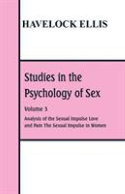 Studies in the Psychology of Sex: Volume 3 Anal... 9387513394 Book Cover