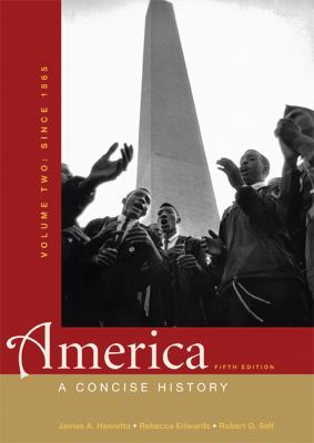 America: A Concise History, Volume Two 0312643292 Book Cover