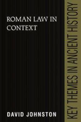 Roman Law in Context 0511612133 Book Cover