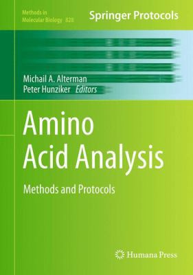 Amino Acid Analysis: Methods and Protocols 1617794449 Book Cover