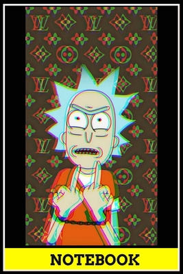 Rich and Morty notebook - best gift for Rich and Morty lovers: 6x9 inch, 120 pages, blank line, notepad, journal, Rich and Morty notebook, Rich and Morty office supplies