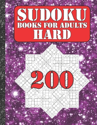 Sudoku books for adults hard: 200 Sudokus from ... B086Y3ZX85 Book Cover