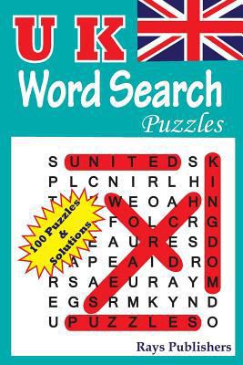 UK Word Search Puzzles [Large Print] 1506146880 Book Cover