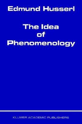 The Idea of Phenomenology B0011VB4S4 Book Cover