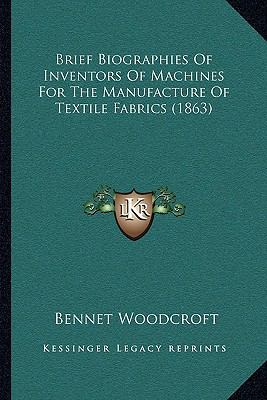 Brief Biographies Of Inventors Of Machines For ... 1166423298 Book Cover