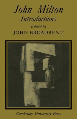 John Milton: Introductions 0521097991 Book Cover