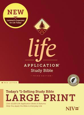 NIV Life Application Study Bible, Third Edition... [Large Print] 149644387X Book Cover