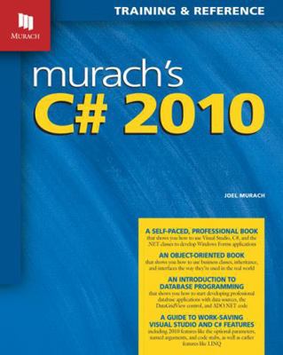 Murach's C# 2010: Training & Reference 1890774596 Book Cover