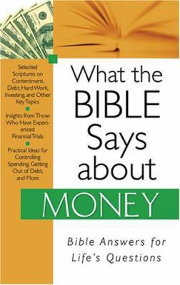 What the Bible Says about Money 1597899925 Book Cover