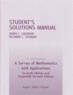 A Survey of Mathematics With Applications 0321205979 Book Cover