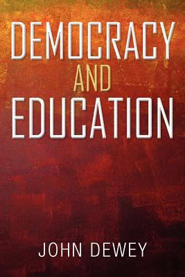 Democracy And Education 161382095X Book Cover