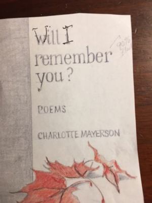 Paperback Will I Remember You? : Poems Book