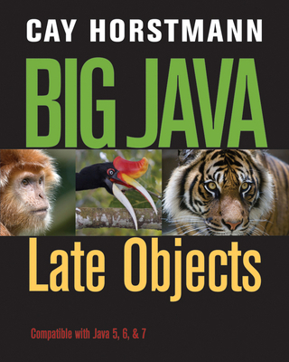 Big Java: Late Objects 1e + WileyPLUS Registrat... 1118289064 Book Cover