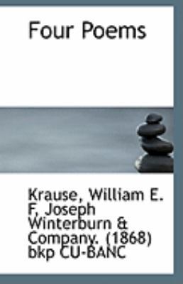 Four Poems 1110941463 Book Cover