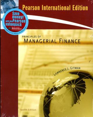 Principles of Managerial Finance 0321555287 Book Cover