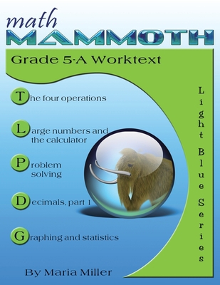 Math Mammoth Grade 5-A Worktext 1942715668 Book Cover