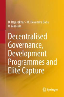 Decentralised Governance, Development Programme... 9811318999 Book Cover