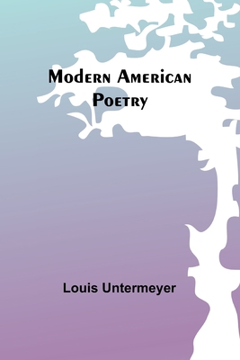 Modern American Poetry 9357727388 Book Cover