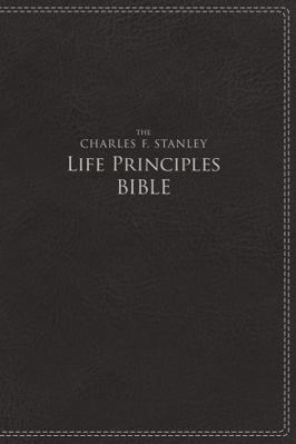 NIV, the Charles F. Stanley Life Principles Bib... 0718097068 Book Cover