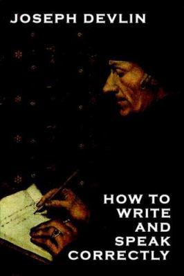 How to Write and Speak Correctly 1557429170 Book Cover