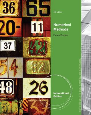 Numerical Methods 0495385697 Book Cover