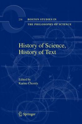 History of Science, History of Text 1402023200 Book Cover