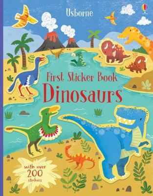 First Sticker Book Dinosaurs (First Sticker Books) 1474968260 Book Cover