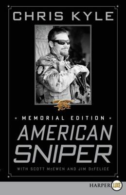 American Sniper: Memorial Edition [Large Print] 0062297872 Book Cover