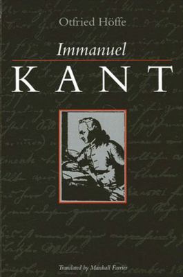 Immanuel Kant 0791420930 Book Cover