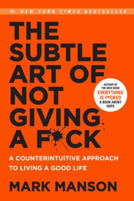 The Subtle Art of Not Giving a F*ck (Smiths UK)... 0062837508 Book Cover