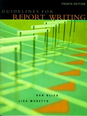 Guidelines for Report Writing (4th Edition) 0130145998 Book Cover