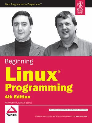 Beginning Linux Programming 4Th Edition 8126515716 Book Cover