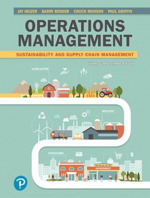 Operations Management: Sustainability and Suppl... 0134838076 Book Cover