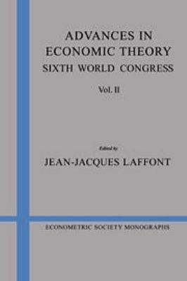 Advances in Economic Theory: Volume 2: Sixth Wo... 1139052020 Book Cover