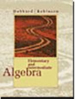 Elementary and Intermediate Algebra 0395851963 Book Cover