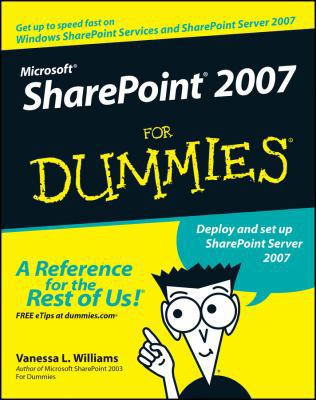 Microsoft Sharepoint 2007 for Dummies B004Q625WU Book Cover