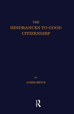 Hindrances to Good Citizenship 156000648X Book Cover