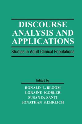 Discourse Analysis and Applications: Studies in... 1138876402 Book Cover