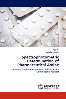 Spectrophotometric Determination of Pharmaceuti... 3659273694 Book Cover