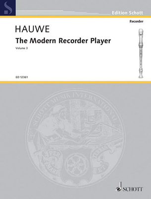 The Modern Recorder Player, Volume III B00741BUKM Book Cover