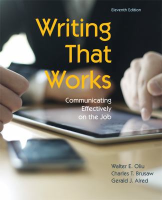Writing That Works: Communicating Effectively o... 1457611139 Book Cover
