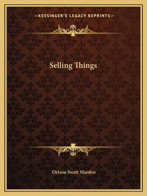 Selling Things 1162599189 Book Cover
