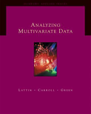 Analyzing Multivariate Data [With CDROM] 0534349749 Book Cover