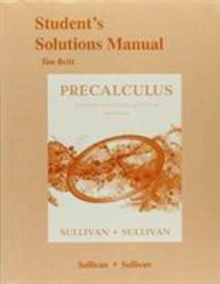 Student's Solutions Manual for Precalculus Enha... 0134120213 Book Cover