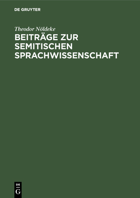 Beiträge Zur Semitischen Sprachwissenschaft [German] 3111126331 Book Cover