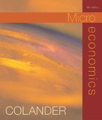 Microeconomics 007254936X Book Cover