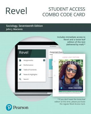 Revel for Sociology -- Combo Access Card 0135193419 Book Cover