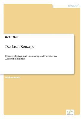 Das Lean-Konzept: Chancen, Risiken und Umsetzun... [German] 3838637224 Book Cover