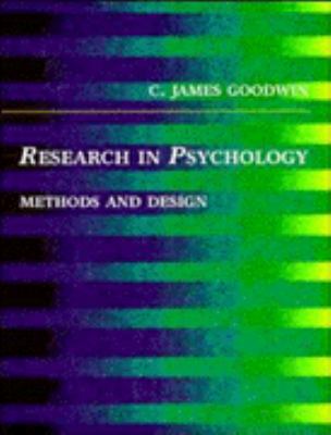 Research in Psychology: Methods and Design 0471593850 Book Cover