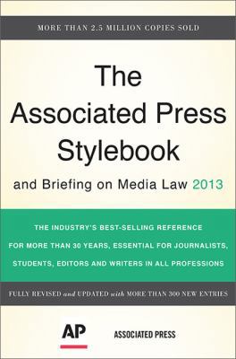 The Associated Press Stylebook 2013 0465082998 Book Cover